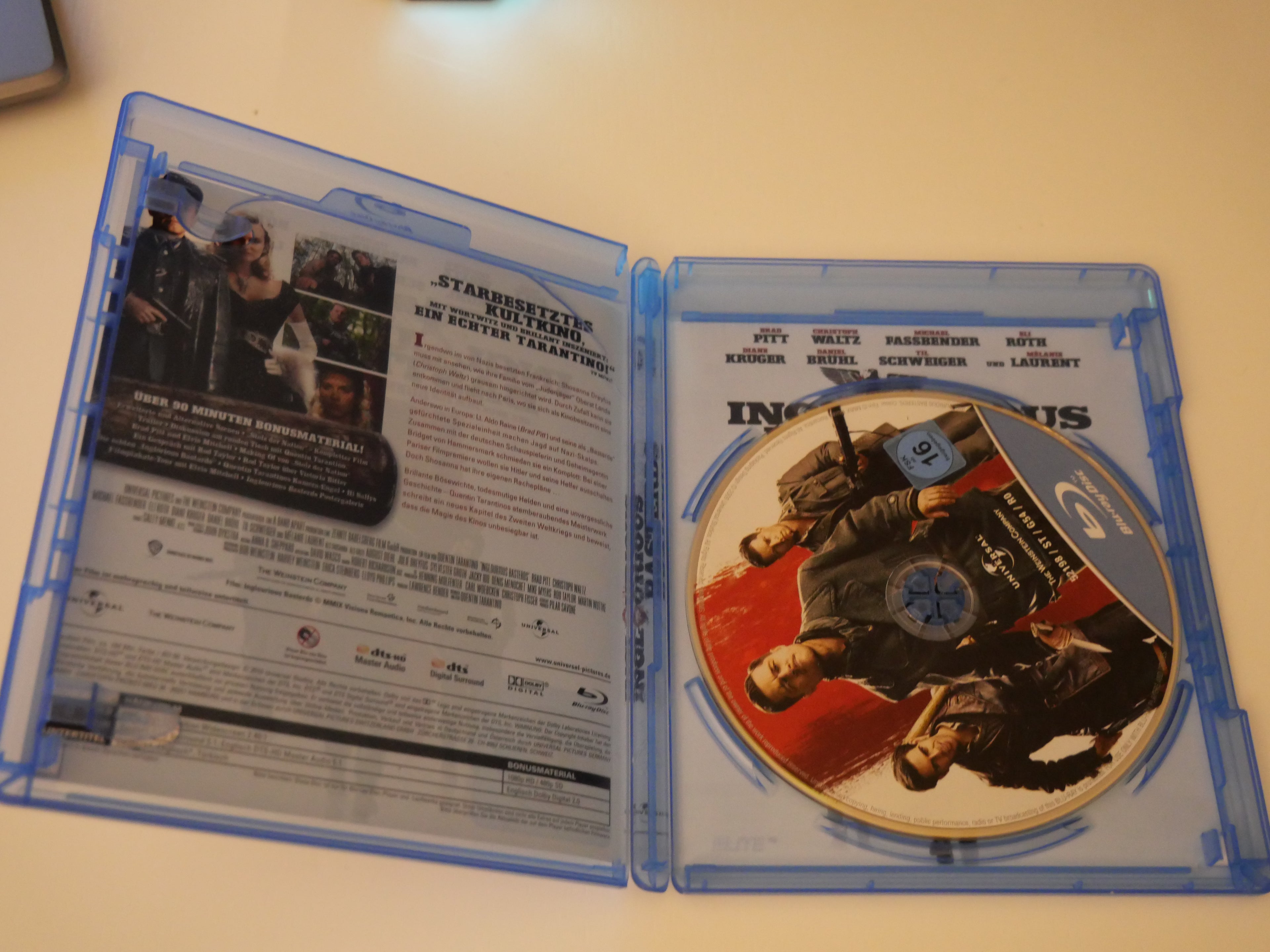 Inglourious Basterds (Blu-ray, Amaray) Gebraucht