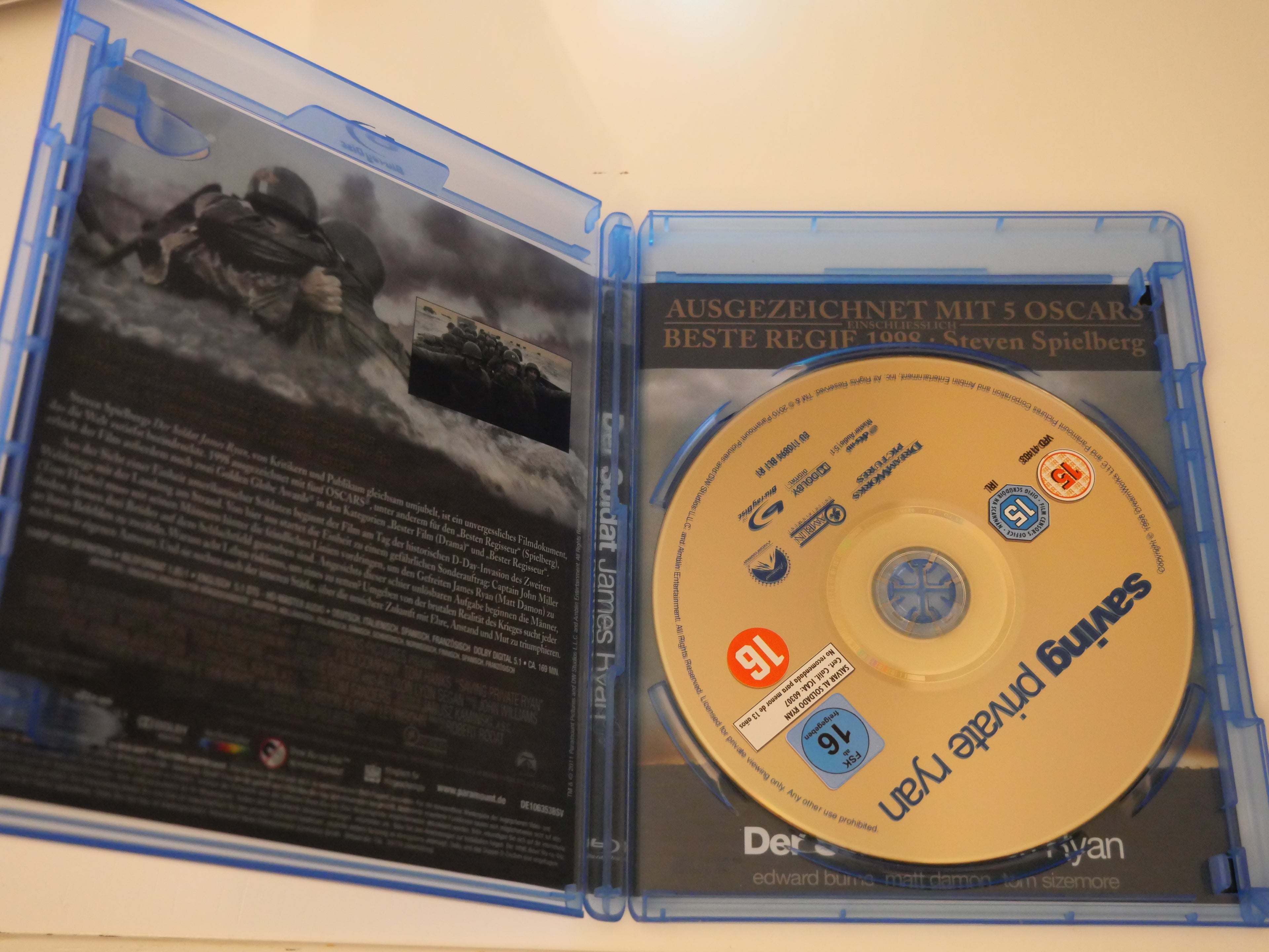 Der Soldat James Ryan (Blu-ray, Amaray) Gebraucht