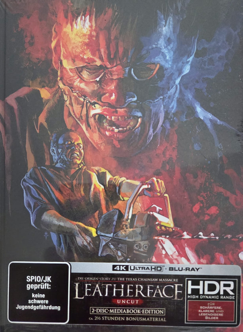 Leatherface (2017) – Limited Mediabook  4K Ultra HD + Blu-ray– OVP – Texas Chainsaw Universe