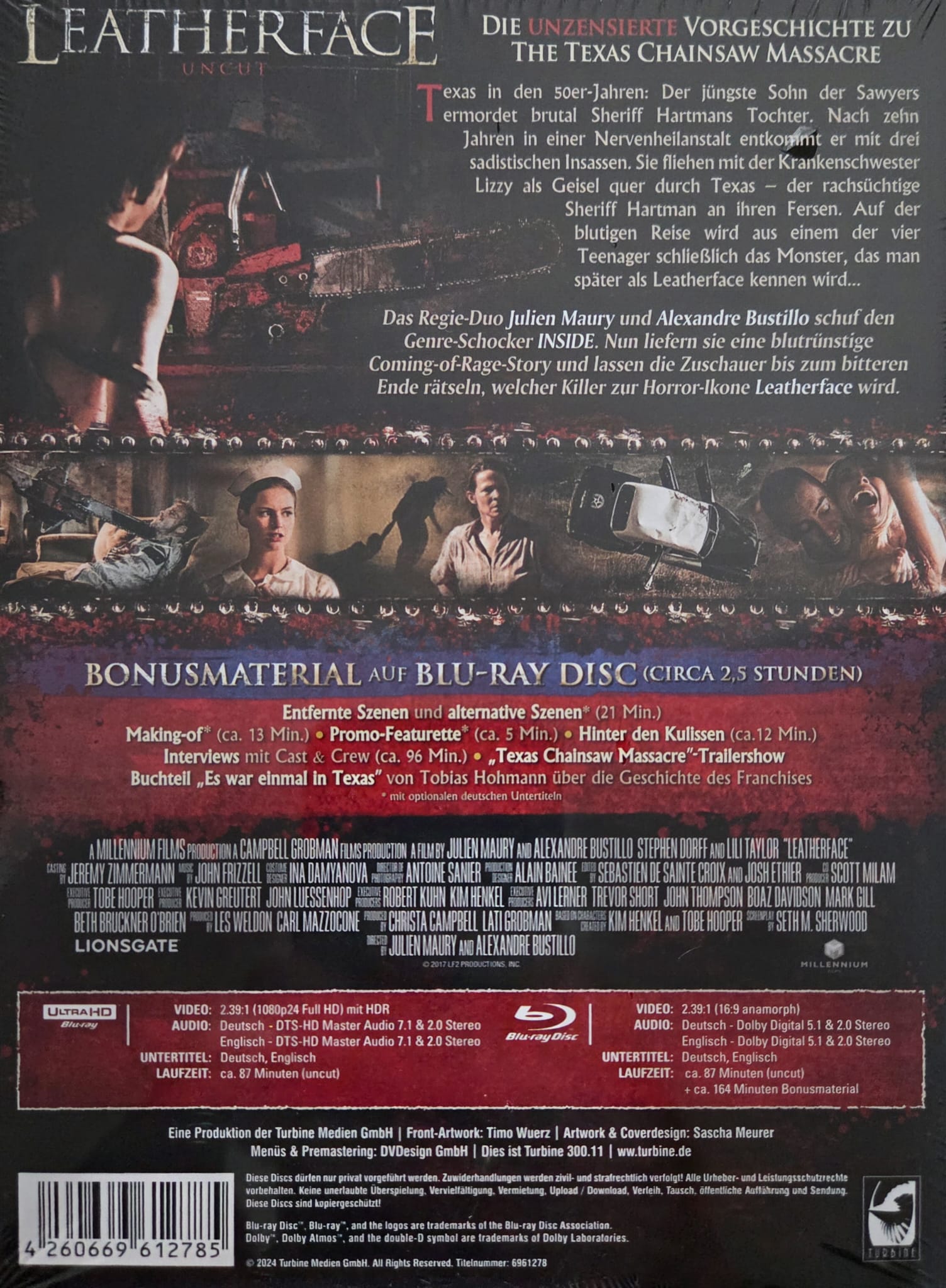 Leatherface (2017) – Limited Mediabook  4K Ultra HD + Blu-ray– OVP – Texas Chainsaw Universe