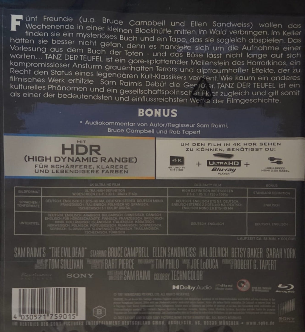 Tanz der Teufel (4K Ultra HD + Blu-ray)