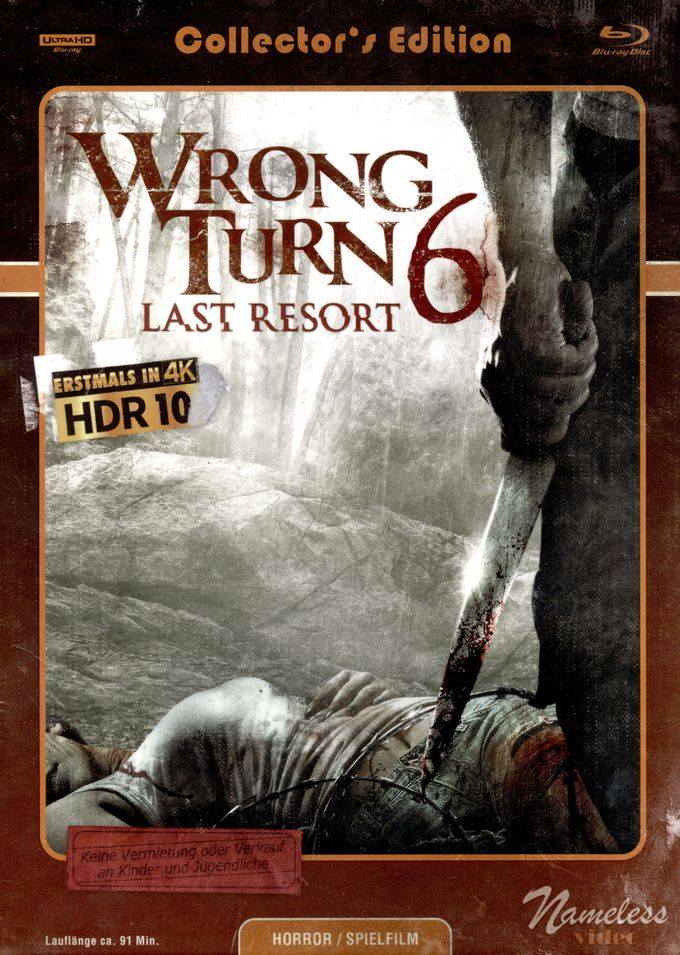 Wrong Turn 6 – Mediabook Cover C (4K Ultra HD + Blu-ray) – Nameless Media – Limitiert auf 500