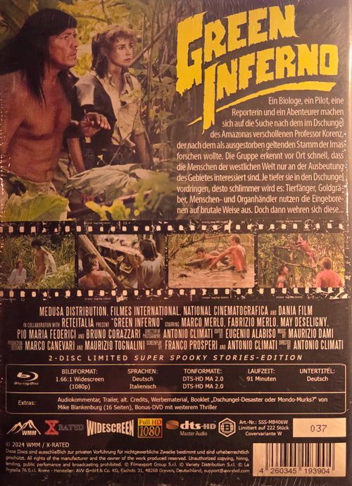 Green Inferno (1988) – Wattiertes Mediabook Cover W