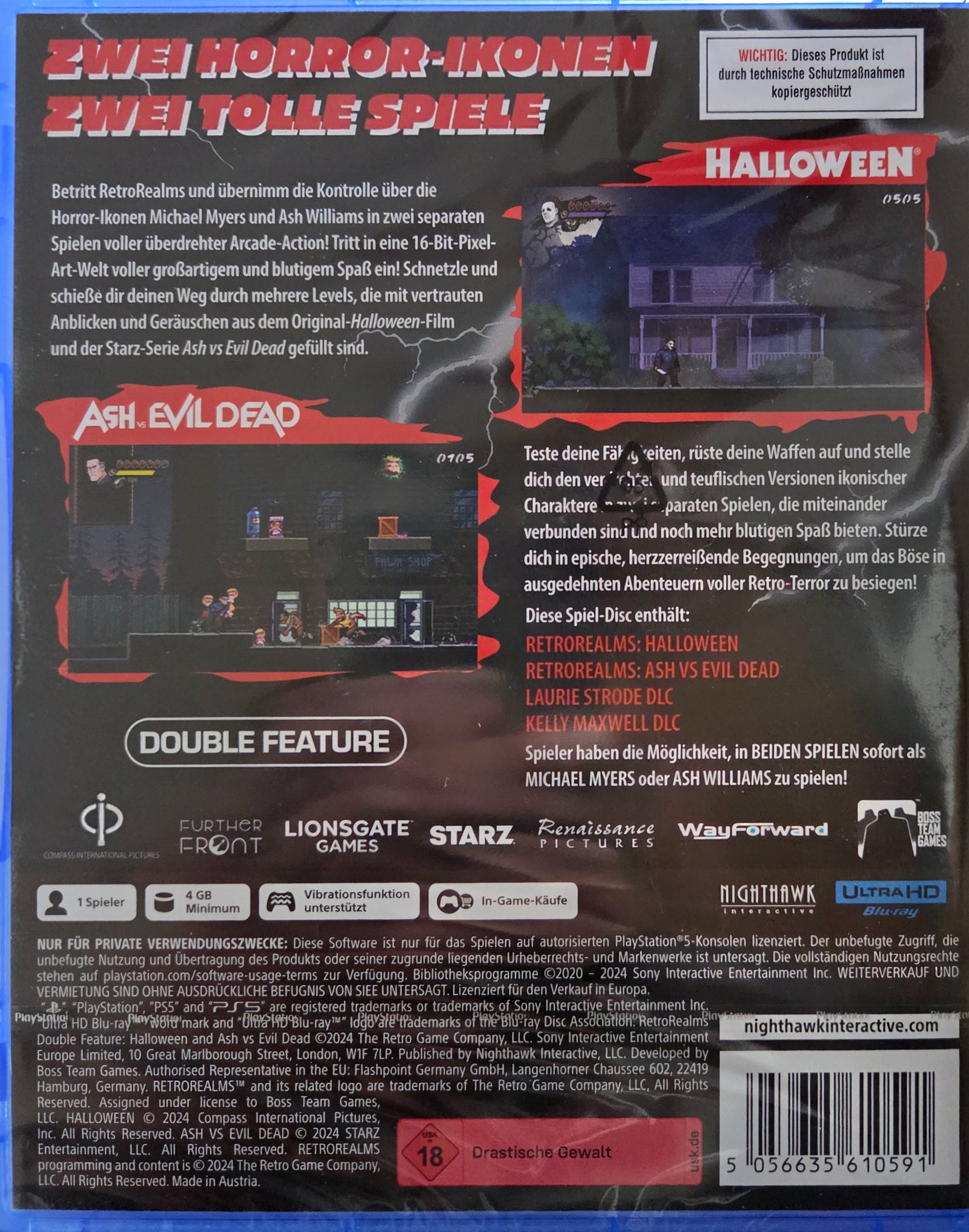 Halloween & Ash vs Evil Dead – PlayStation 5 OVP
