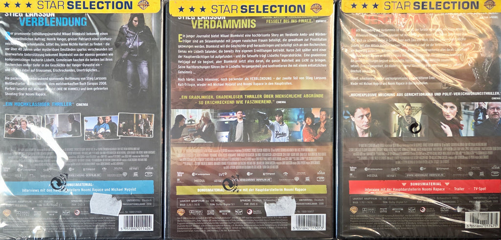 Stieg Larsson Trilogie – DVD Bundle (3 Filme)