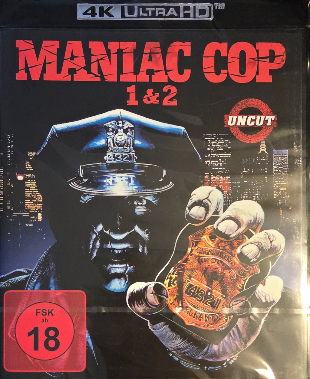 Maniac Cop 1 & 2 - Amaray (4K Ultra HD Blu-ray) - OVP